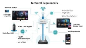 Requisitos Técnicos para una buena experiencia IPTV